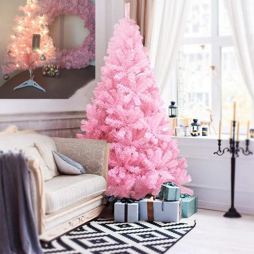 10 Pcs Pink LED String Lights for Artificial Christmas Tree DIY Holiday Party Decorations