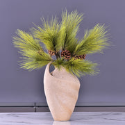 3 Pcs 22 Inch Artificial Pinus Massoniana Lamb Pine Stems Real Touch Winter Christmas Plants
