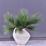 3 Pcs 22 Inch Artificial Pinus Massoniana Lamb Pine Stems Real Touch Winter Christmas Plants