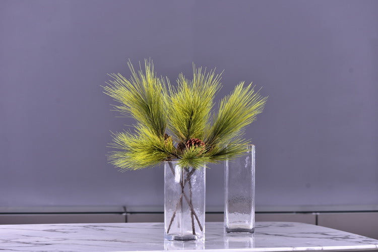 3 Pcs 22 Inch Artificial Pinus Massoniana Lamb Pine Stems Real Touch Winter Christmas Plants