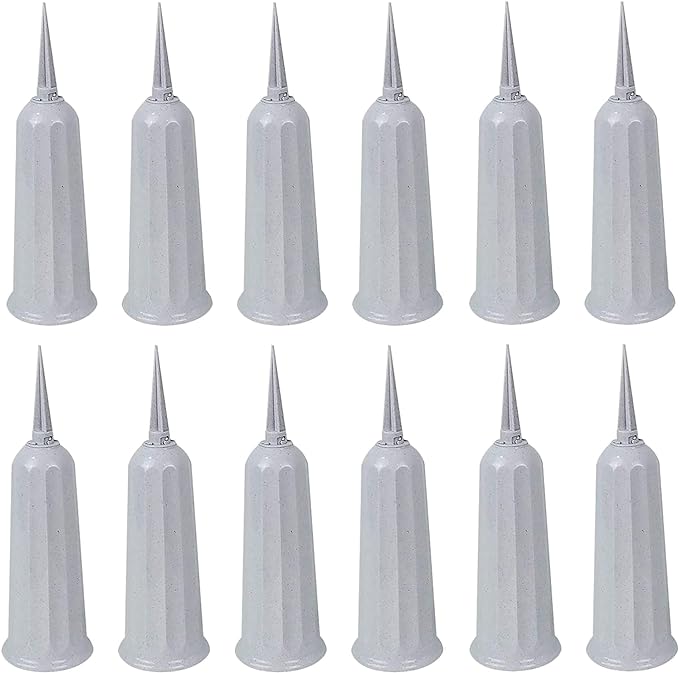 12 Pcs Cemetery Vase Flower Holders Bulk Graveyard Artificial Flower Containers