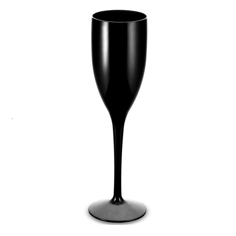Plastic Champagne Flute, 8.66 Inch Unbreakable Cocktail Glass for Weddings & Parties, Cold Drink Cup