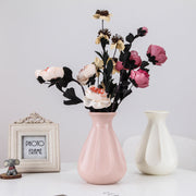 8 Inch Plastic Vase Simple Style for Artificial Flowers