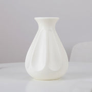 8 Inch Plastic Vase Simple Style for Artificial Flowers