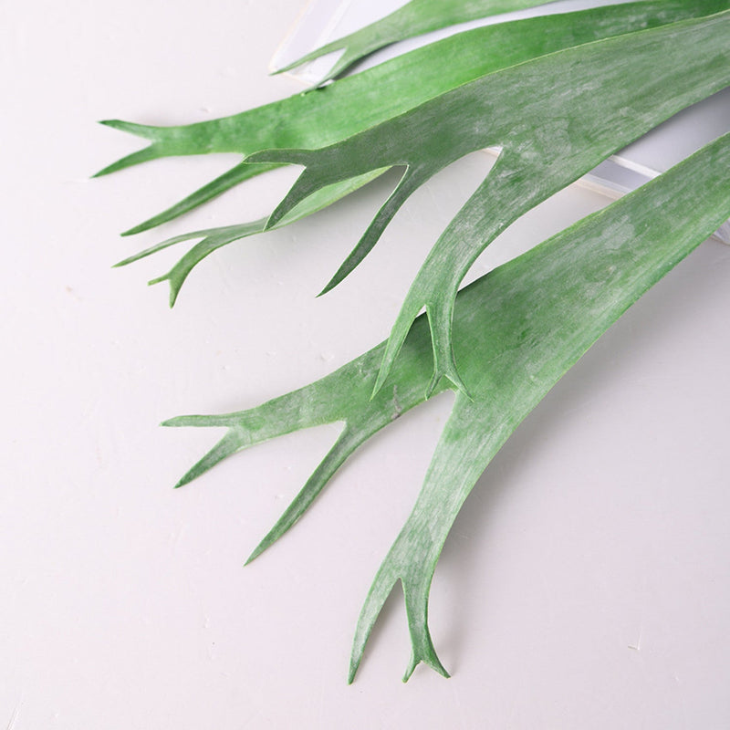 17 Inch Platycerium Stem 10 Pcs Real Touch Artificial Plant Faux Leaf Branch