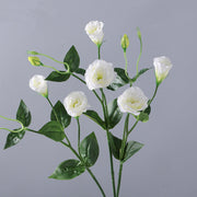 25.5 Inch Artificial Silk Eustoma Spray Flowers 6 Stems Bulk Wholesale