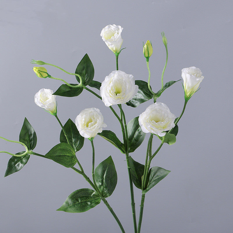 25.5 Inch Artificial Silk Eustoma Spray Flowers 6 Stems Bulk Wholesale