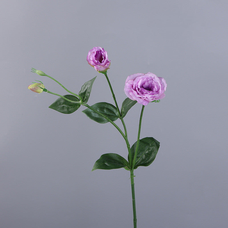 25.5 Inch Artificial Silk Eustoma Spray Flowers 6 Stems Bulk Wholesale