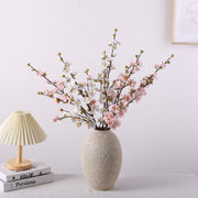 30 Inch Plum Blossom Spray Stems, 6 Pcs Real Touch Artificial Flowers Branches