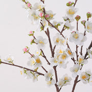 30 Inch Plum Blossom Spray Stems, 6 Pcs Real Touch Artificial Flowers Branches