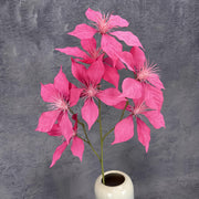 31 Inch Artificial Poinsettia Christmas Flower Spray Branches Bulk Quantity