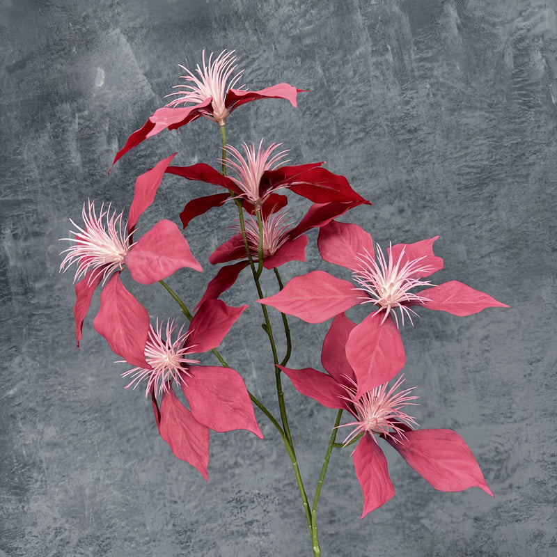 31 Inch Artificial Poinsettia Christmas Flower Spray Branches Bulk Quantity