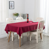 Bulk Hook Pattern Rectangular Polyester Tablecloth Wholesale