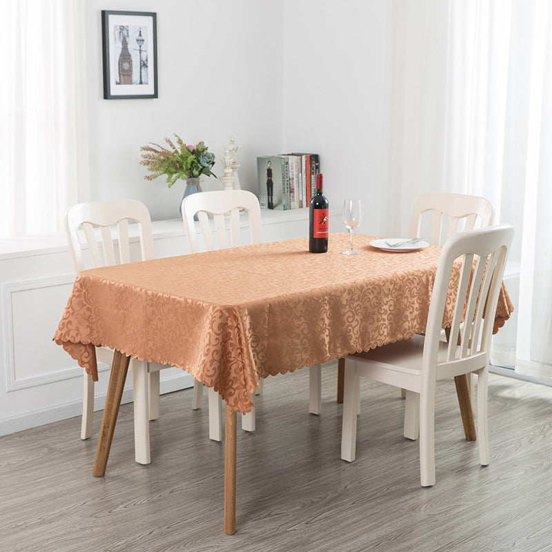 Bulk Hook Pattern Rectangular Polyester Tablecloth Wholesale