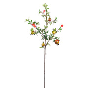 35 Inch Artificial Pomegranate Stems Branches - 10 Pcs Extra Long Silk Fruit Stems
