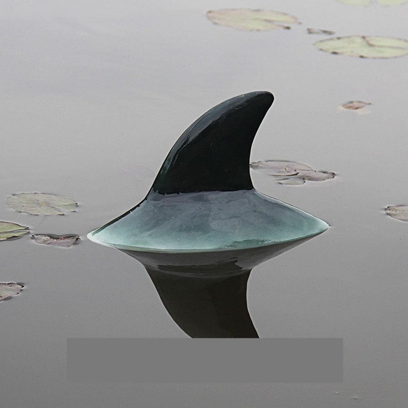 Artificial Shark Fin and Hippo Floating Pool Decorations Bulk Set
