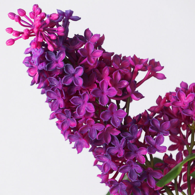 Real Touch Lilac Flower Stem 28 Inch Artificial Silk Flower