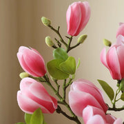 Real Touch Magnolia Buds Stem 12 Inch Artificial Silk Flower 1 Pc