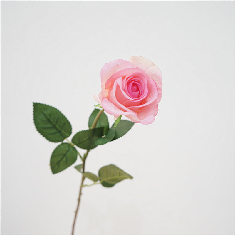 26 Inch Princess Diana Rose Stem 10 Pcs Real Touch Artificial Flowers Bulk Wholesale