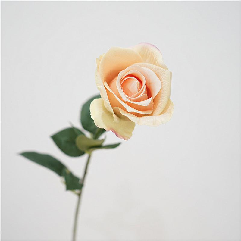 26 Inch Princess Diana Rose Stem 10 Pcs Real Touch Artificial Flowers Bulk Wholesale