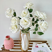 25 Inch Princess Diana Dusty Rose Silk Flower Spray Stems, 25 Pcs Artificial Bulk