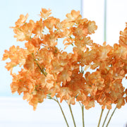 26 Inch Artificial Prunus Branches Spray 6 Stems Fall Blooming Flowers Decoration Bulk