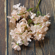 26 Inch Artificial Prunus Branches Spray 6 Stems Fall Blooming Flowers Decoration Bulk