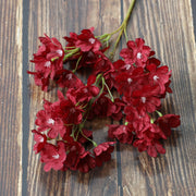 26 Inch Artificial Prunus Branches Spray 6 Stems Fall Blooming Flowers Decoration Bulk