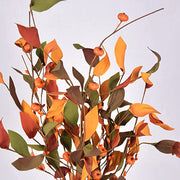 10 Pcs Artificial Fall Leaf and Pumpkin Spray Bushes for Thanksgiving Day Holiday Decoration