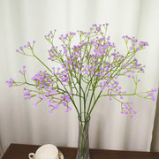 23.6 Inch Baby's Breath Artificial Flowers 10 Pcs Real Touch Silk Stems for Crafts DIY Wedding Party Home Garden Office