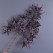 28 Inch Artificial Fall Maple Leaf Stems Branches 10 Pcs Autumn Decor