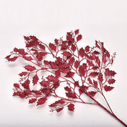 33 Inch Quercus Faux Silk Stems Spray 6 Pcs Artificial Fall Plants for Autumn Wedding Decor