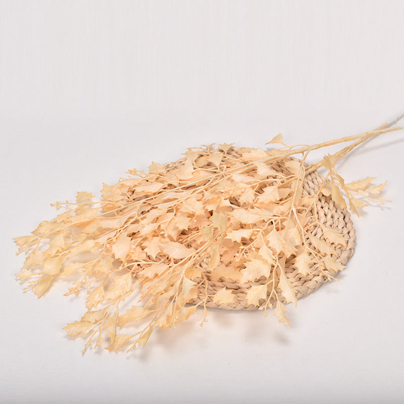 33 Inch Quercus Faux Silk Stems Spray 6 Pcs Artificial Fall Plants for Autumn Wedding Decor