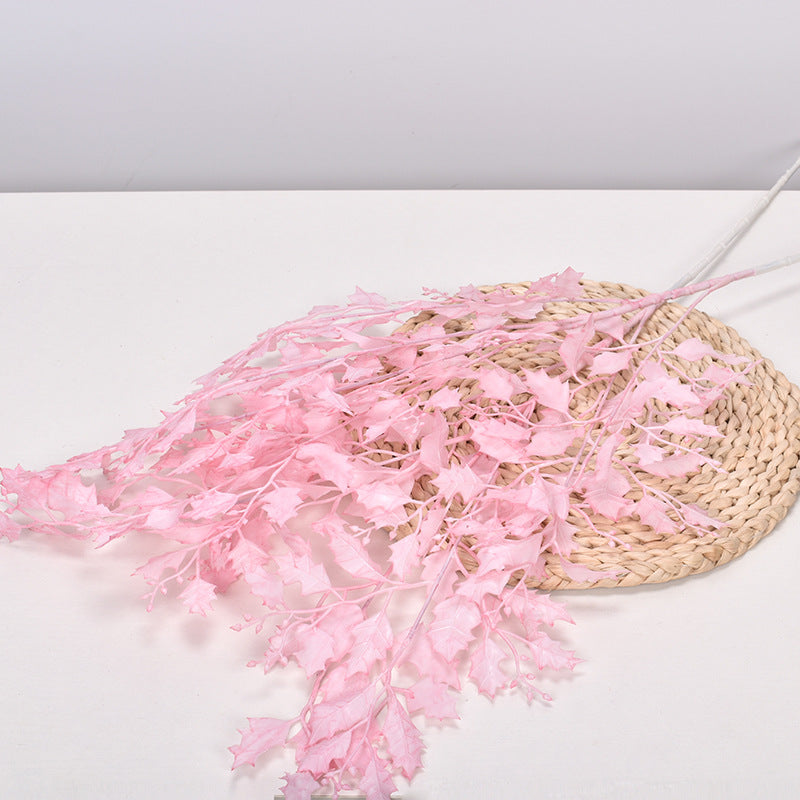 33 Inch Quercus Faux Silk Stems Spray 6 Pcs Artificial Fall Plants for Autumn Wedding Decor