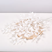 33 Inch Quercus Faux Silk Stems Spray 6 Pcs Artificial Fall Plants for Autumn Wedding Decor