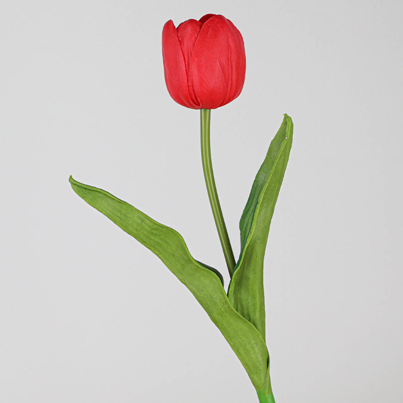 19 Inch Artificial Tulip Flowers 10 Pcs Real Touch Silk Tulip Stems Bulk Wholesale
