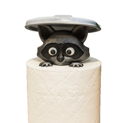 Raccoon Toilet Paper Holder - Cute Bathroom Creative Decor Accent