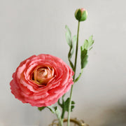 18.8 Inch Ranunculus Artificial Flowers Real Touch Stem Bulk Wholesale