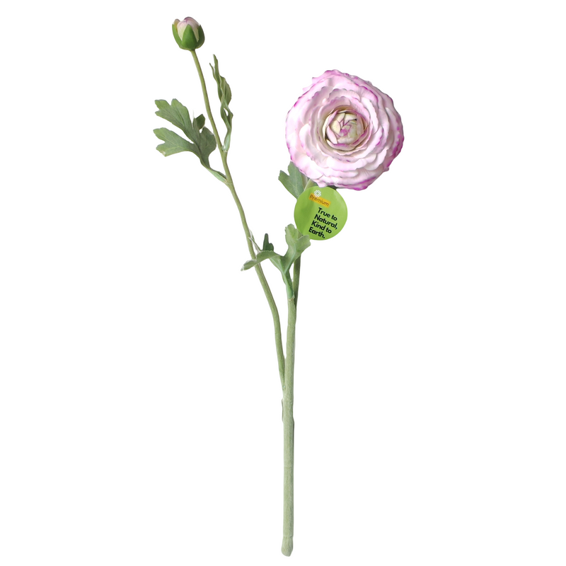 Real Touch Ranunculus Spray Stems, 6 Stems, Artificial Silk Flowers