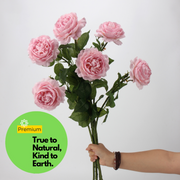 Real Touch Blooming Ranunculus Stem 26 Inch Artificial Flower