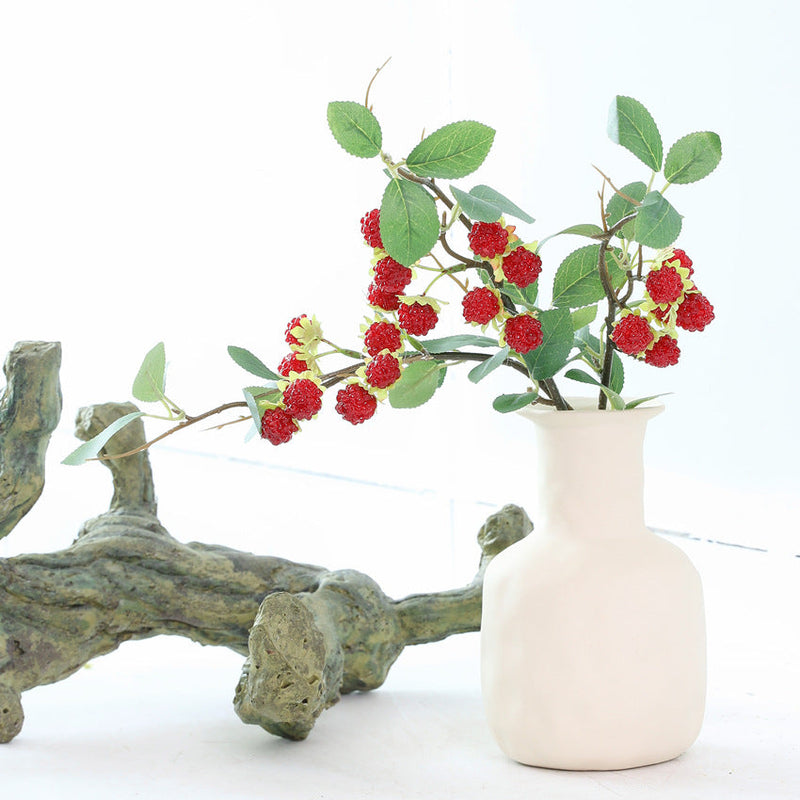10 Pcs Artificial Raspberry Berry Stems Branches Picks Bulk Wholesale