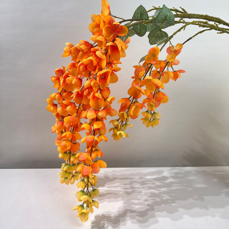 43 Inch Extra Long Artificial Ratchaphruek Flower Stem Bulk for Tall Vases