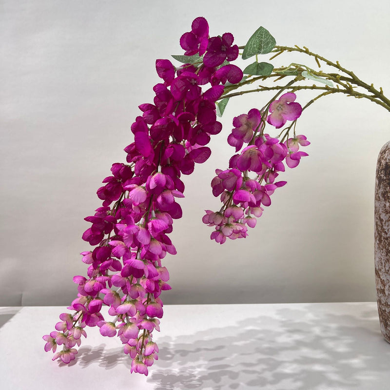 43 Inch Extra Long Artificial Ratchaphruek Flower Stem Bulk for Tall Vases