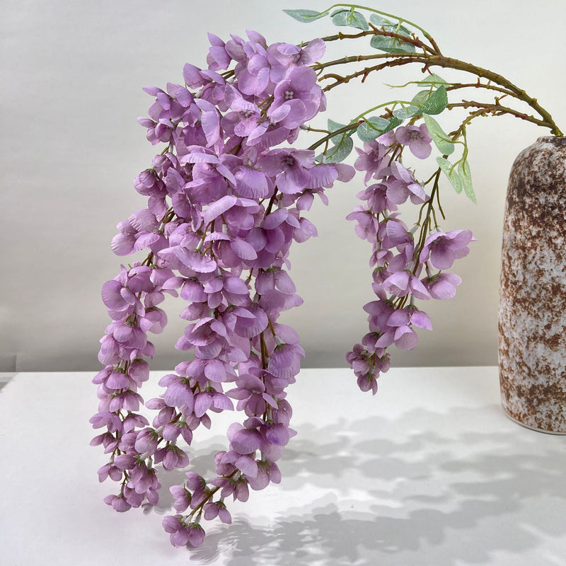 43 Inch Extra Long Artificial Ratchaphruek Flower Stem Bulk for Tall Vases