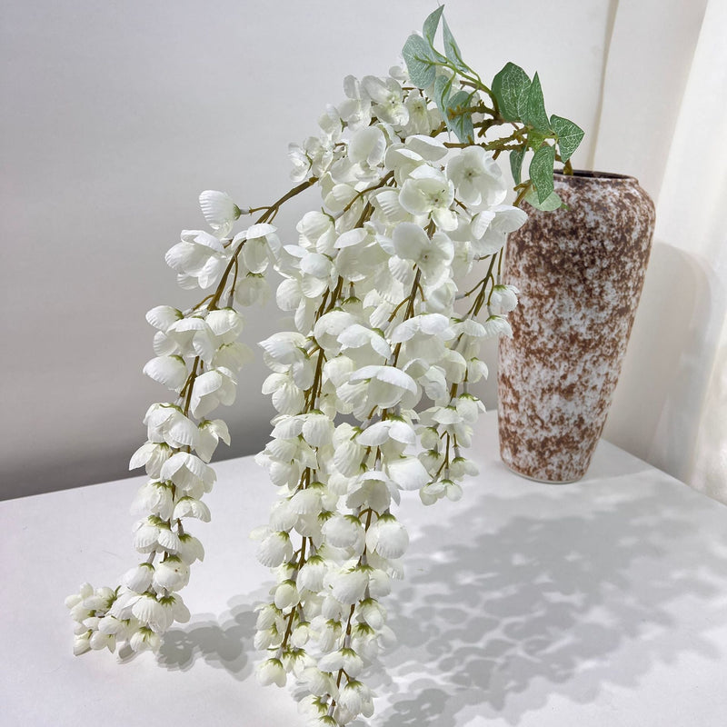 43 Inch Extra Long Artificial Ratchaphruek Flower Stem Bulk for Tall Vases
