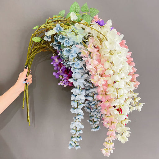 43 Inch Extra Long Artificial Ratchaphruek Flower Stem Bulk for Tall Vases