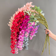 43 Inch Extra Long Artificial Ratchaphruek Flower Stem Bulk for Tall Vases