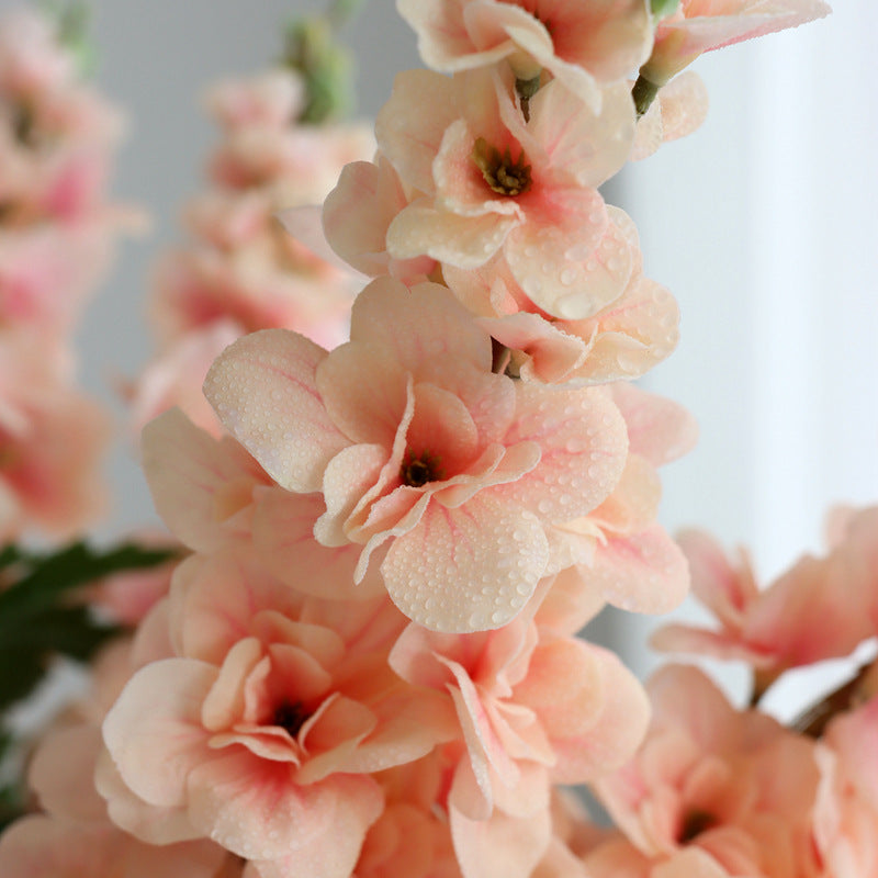 Long Larkspur Stems 12 Inch Real Touch Artificial Flowers Bulk Bouquet 10 Pcs