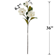 36 Inch Artificial Magnolia Stems 10 Pcs Foam Flowers Bulk Pack