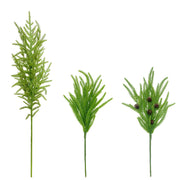 Real Touch Norfolk Pine Stems Branches Spray, 10 Pcs Artificial Greenery, 18 Inch